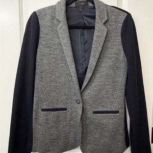 J. Crew Two-Tone Gray & Black Blazer